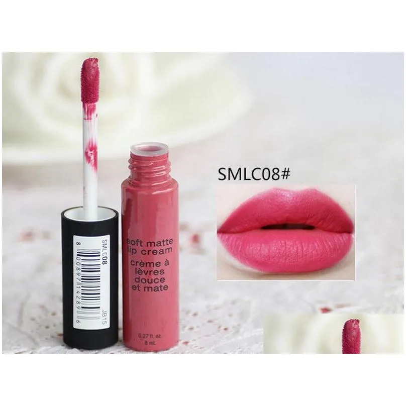 soft matte lip cream lipgloss matte liquid lipstick natural velvet waterproof longlasting 8ml makeup lip gloss