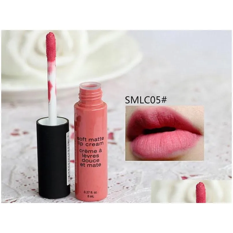 soft matte lip cream lipgloss matte liquid lipstick natural velvet waterproof longlasting 8ml makeup lip gloss