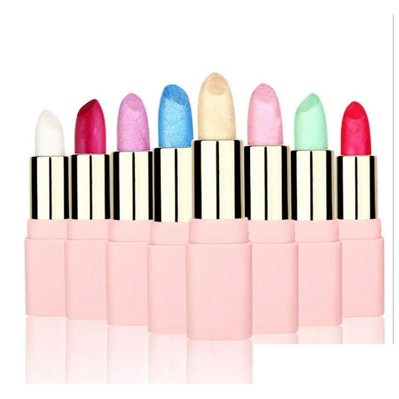 lulaa parfum rouge lipstick pintalabios colorful pearle scent lipstick 8 colors silky shimmer waterproof shiny metallic longlasting nutritious makeup