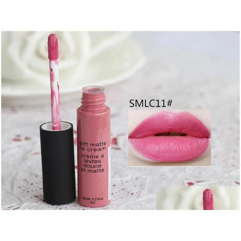 soft matte lip cream lipgloss matte liquid lipstick natural velvet waterproof longlasting 8ml makeup lip gloss