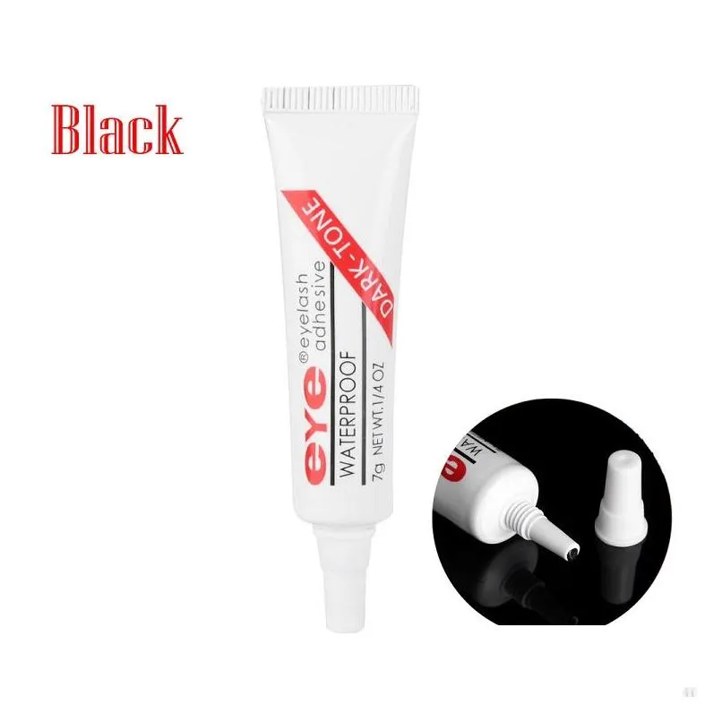 7g eyelash adhesives glue clearwhite/darkblack waterproof false eyelashes adhesive makeup tools