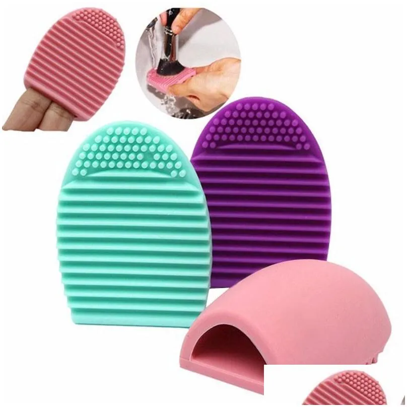 silicone makeup cleaning brushes makeup washing brush scrubber board cosmetic cleaning brushes
