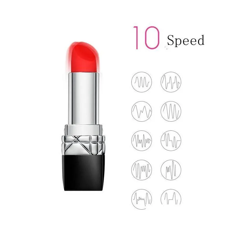 10 speed quiet lipsticks vibrator masturbator mini bullet vibrator clitoris stimulator gspot massage toys for woman