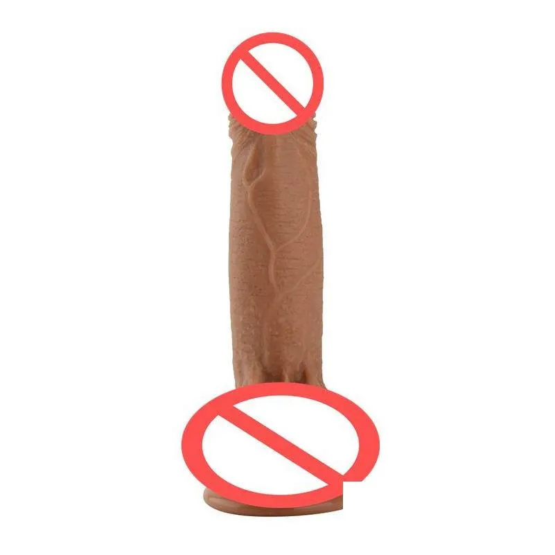 skin feeling realistic penis super huge silicone dildo with suction cup toys for woman female masturbation cock