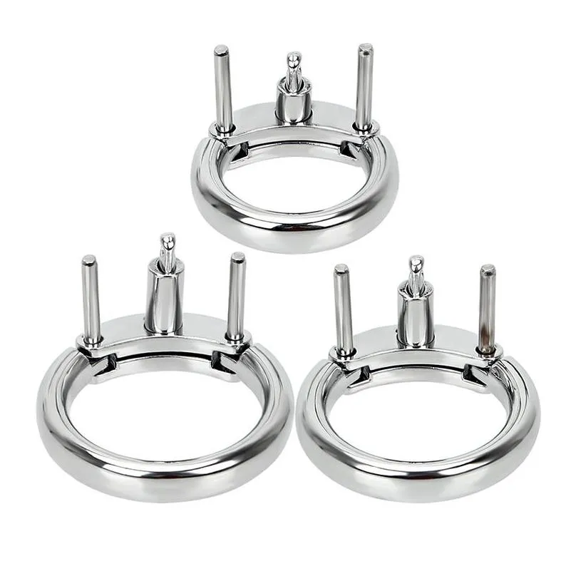 male chastity cage accessories penis lock additional cock ring 40mm/45mm/50mm toys for man