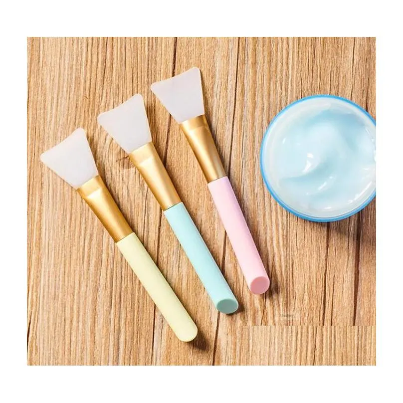 silicone facial mask brush cream mixing silicone makeup brushes face skin care tools makeup tools