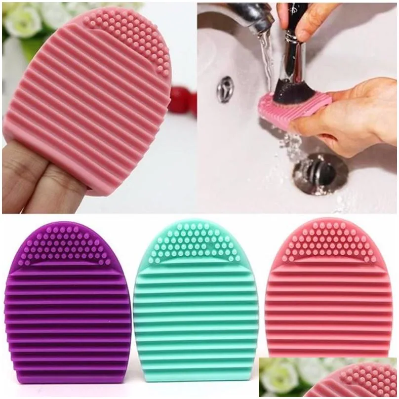 silicone makeup cleaning brushes makeup washing brush scrubber board cosmetic cleaning brushes