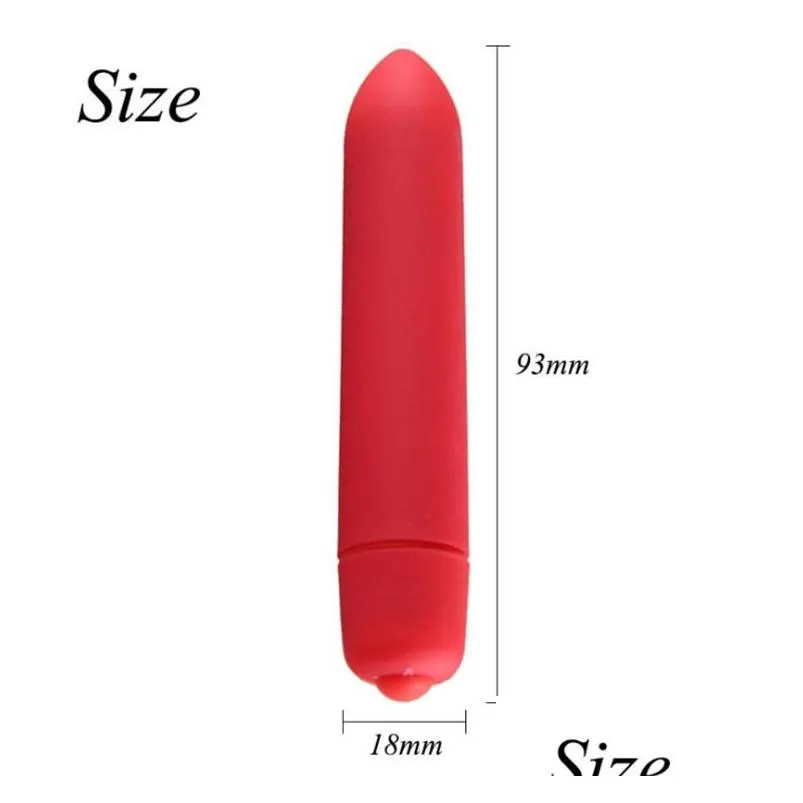 powerful 10 speed vibrator mini bullet shape vibrator waterproof gspot massager toys for women female adult products j2152