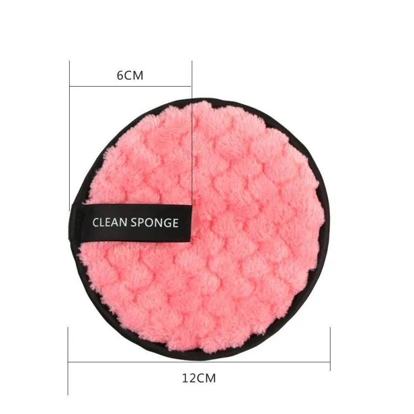 makeup remover pads microfiber reusable face towel makeup wipes cloth washable cotton pads skin care cleansing puff j1546
