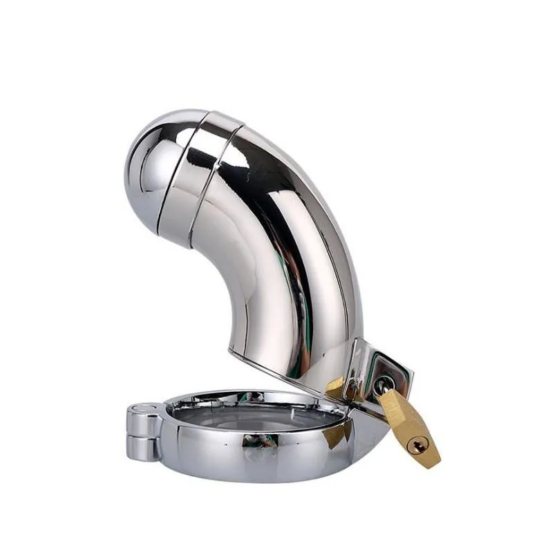 male chastity device 40mm/45mm/50mm with tubing cover removable metal cock cage penis lock toys