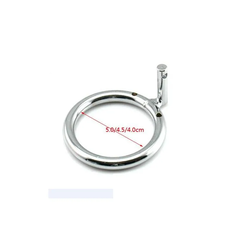 metal cock ring for male chastity device part ring for cock cage 3 sizes for choice