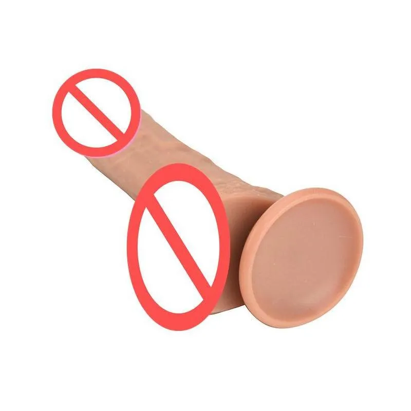 skin feeling realistic penis super huge silicone dildo with suction cup toys for woman female masturbation cock