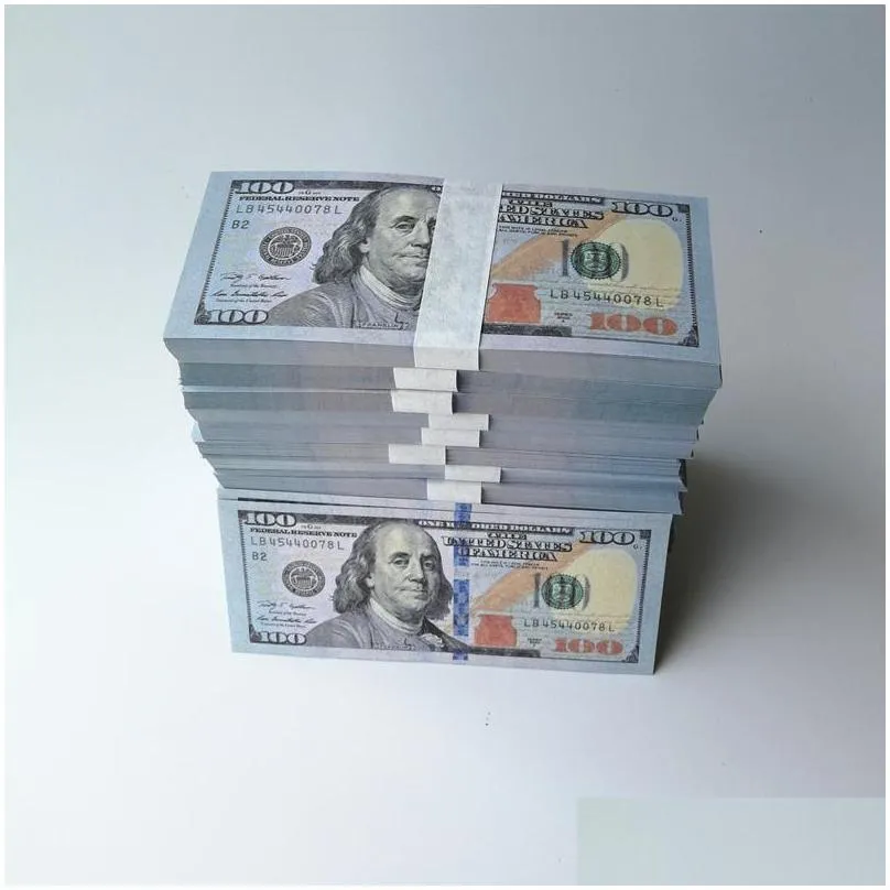 50 size movie props party game dollar  counterfeit currency 1 5 10 20 50 100 face value of us dollars fake money toy gift