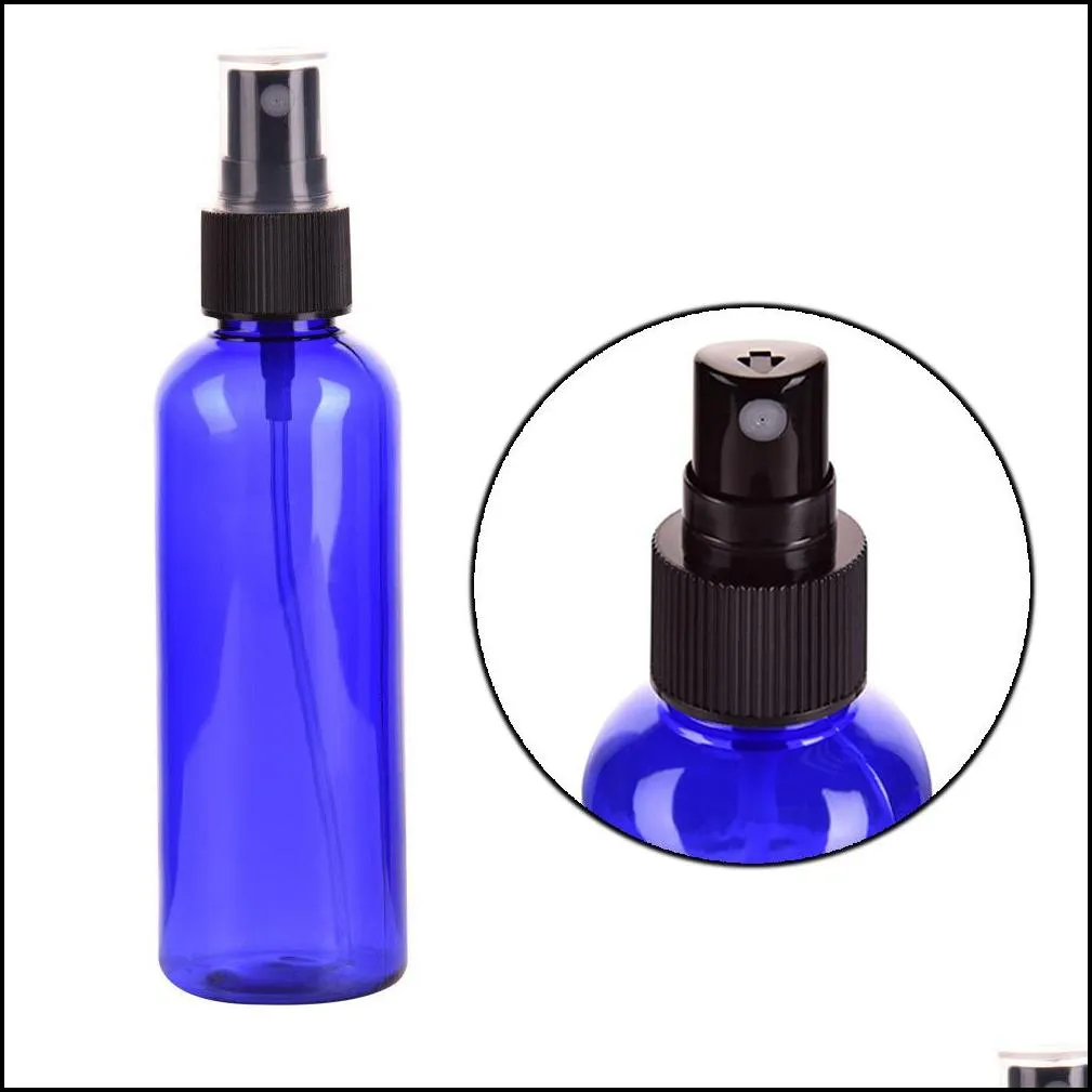 100ml plastic spray bottles refillable makeup cosmetic spray bottle container for cleaning perfumes cosmetics packaging bottles