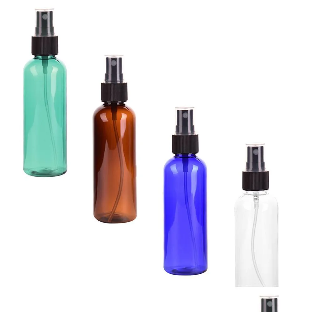 100ml plastic spray bottles refillable makeup cosmetic spray bottle container for cleaning perfumes cosmetics packaging bottles