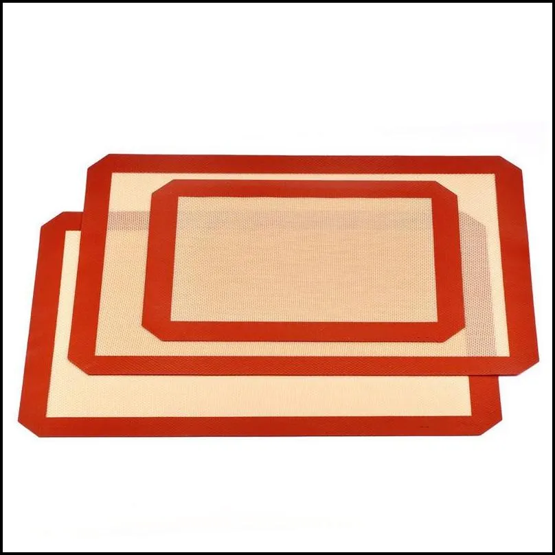 silicone mat nonstick cookie sheet baking mat food grade liner for making bread and pastry