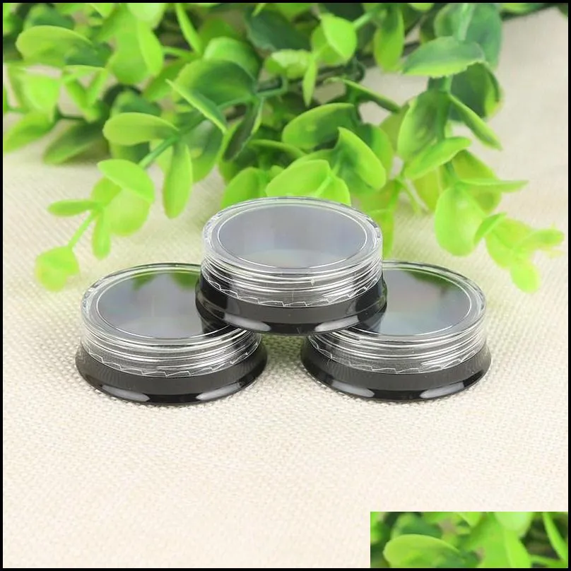 3g 3ml empty jars bottle with screw cap lids cosmetic containers jar makeup sample container