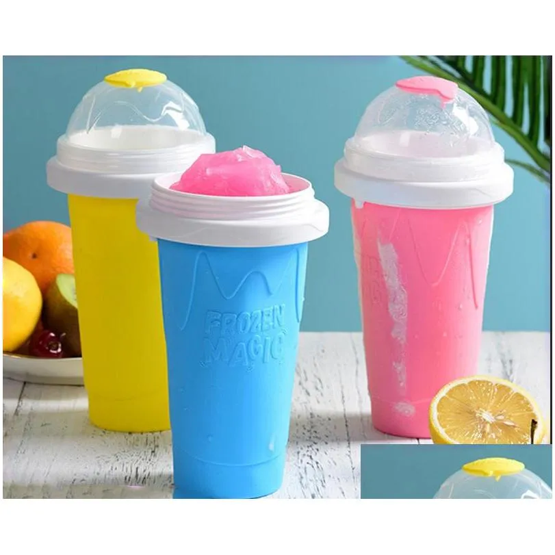 other drinkware home smoothie cup slushie maker shake summer pinch into ice refrigeration