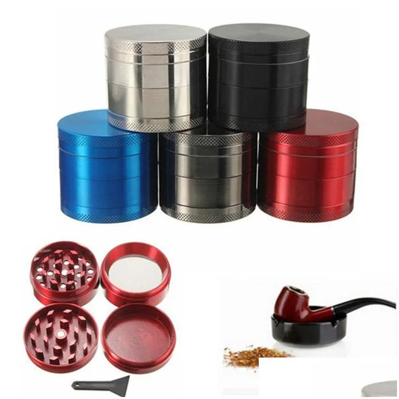 4layer 40mm herb tobacco grinder smoking accessories manual hand grass spice grinders