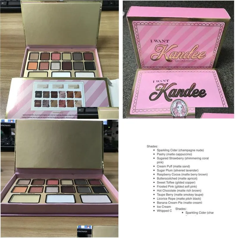 brand i want kandee eyeshadow palatte i want kandee limited edition candy eyeshadow palette 15 colors eyeshadow palatte