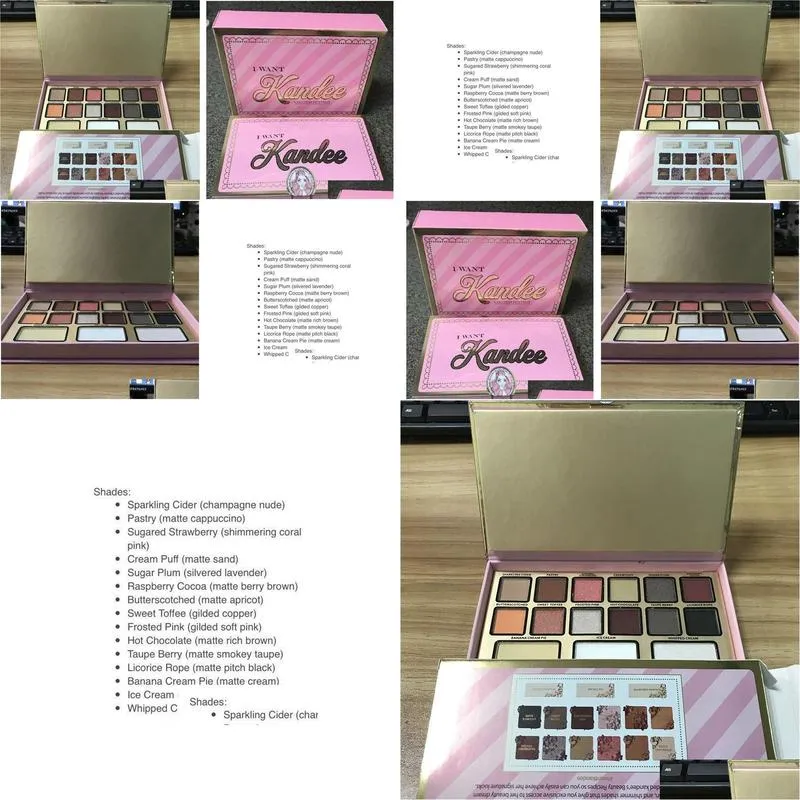 brand i want kandee eyeshadow palatte i want kandee limited edition candy eyeshadow palette 15 colors eyeshadow palatte