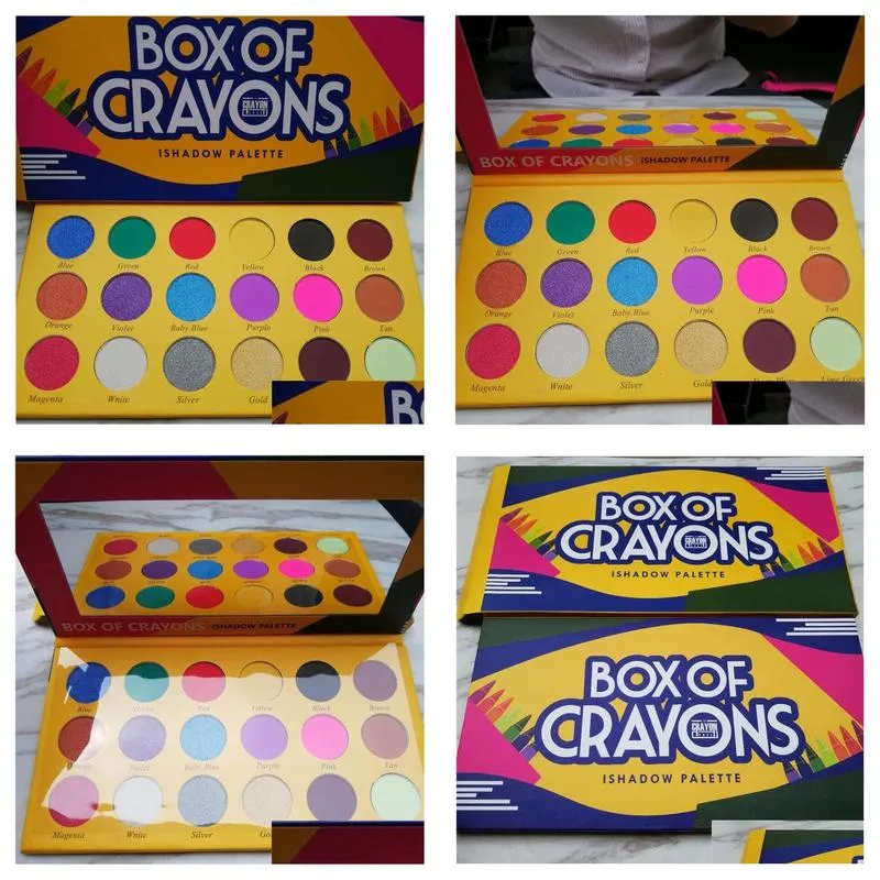 makeup eye shadow palette box of crayons eyeshadow ishadow palette 18 color shimmer matte eyeshadow palette