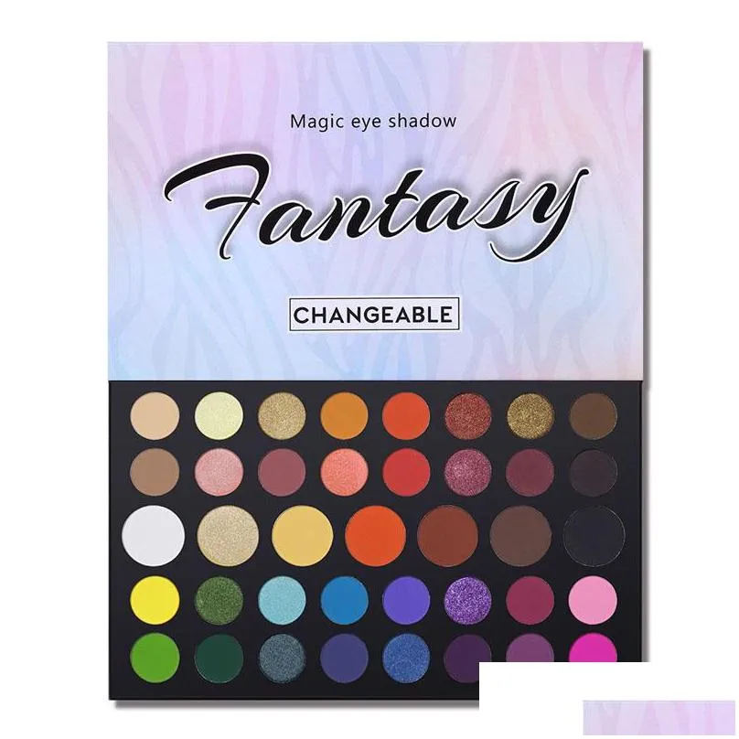 beauty ucanbe eyeshadow makeup palette fantasy 39 colors nude matte shimmer highly pigmented bronze neutral smoky highlighter