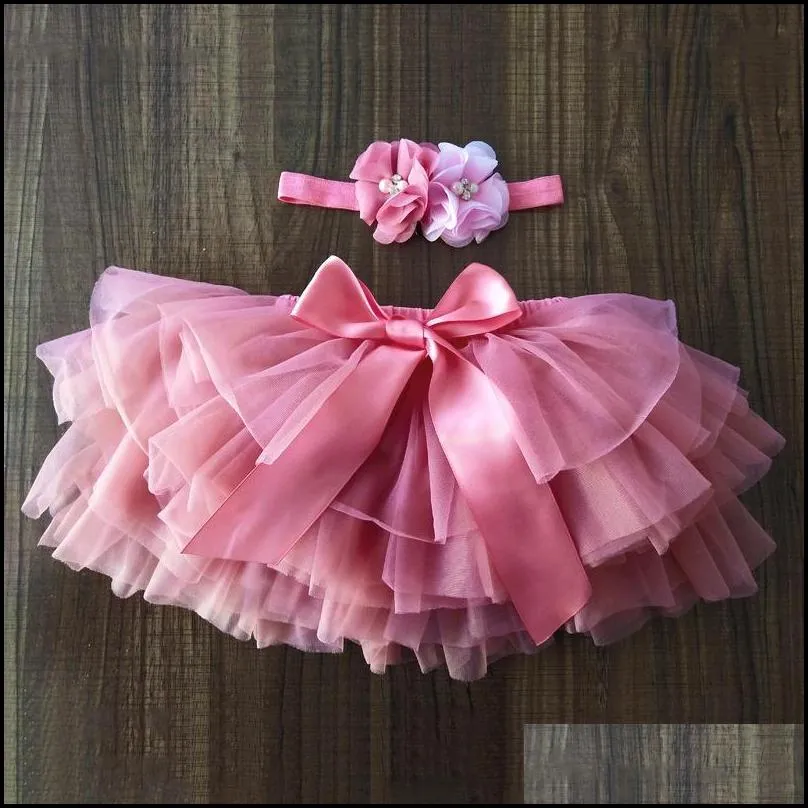 skirts 03y cute baby girl skirt children kids girls lovely elastic waist colorful short mesh
