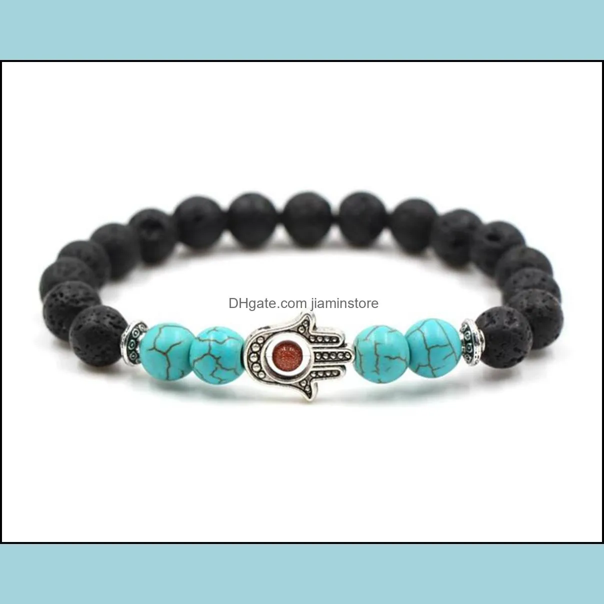 maya bracelet charm marble beaded bracelet eye beads lava beads cure energy aura gifts