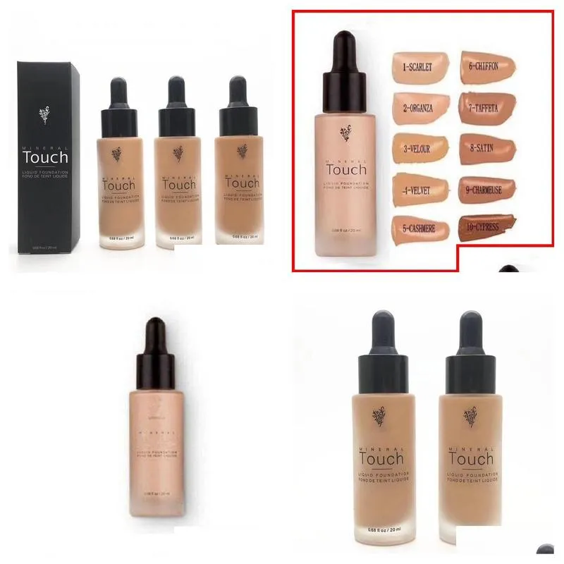 hot liquid foundation 10 colors moisturizer facial basic make up moisture lasting facial foundation delicate powder 20 ml