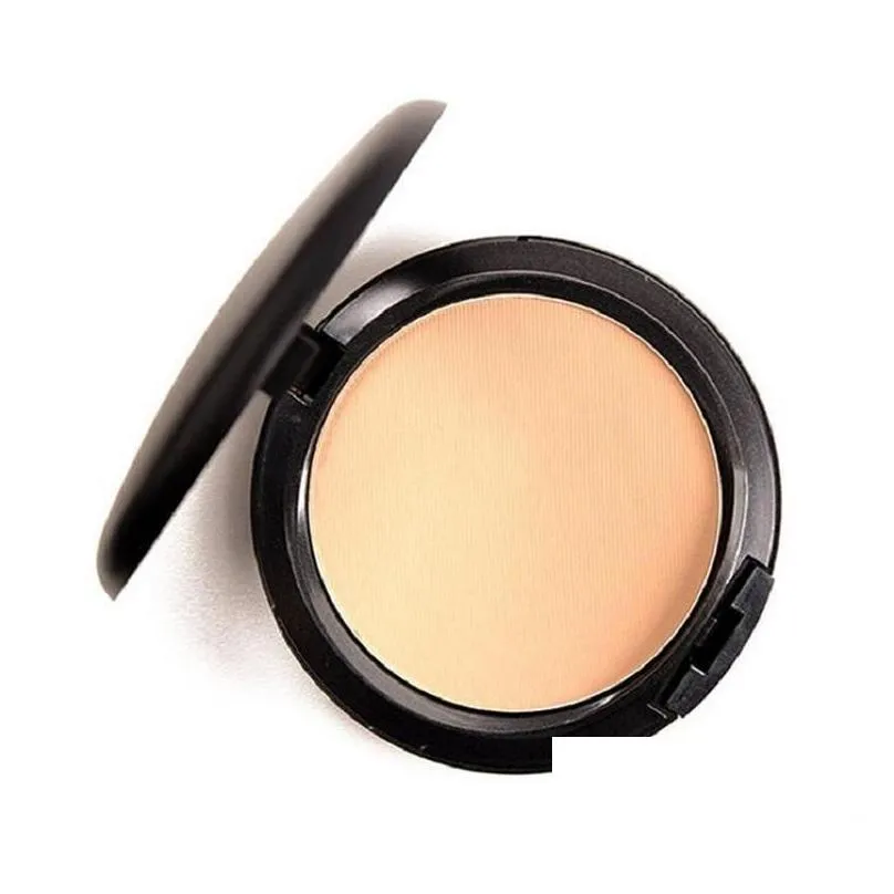 hot face powder makeup powder plus foundation pressed matte natural make up facial powder easy to wear 15g nc and nw
