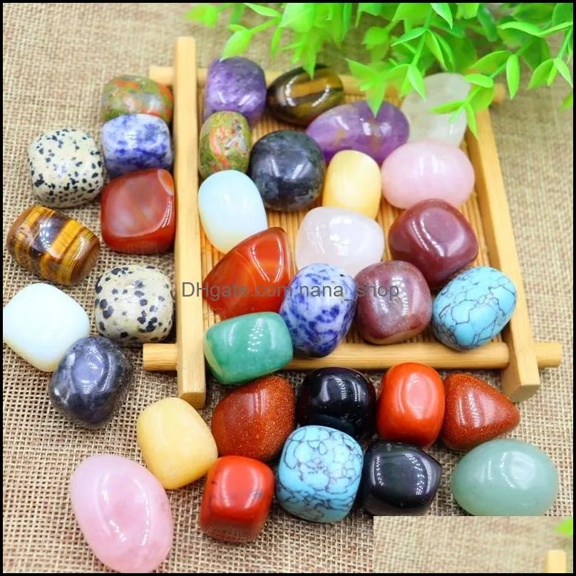 23cm irregular chakra stone beads statue natural stones carved decoration rose quartz healing crystal gift room ornament decor