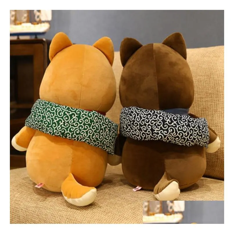 shiba inu doll cute soft down cotton plush toy stray dog dolls ductile sleep pillow childrens toys boy and girl birthday gift bed sofa