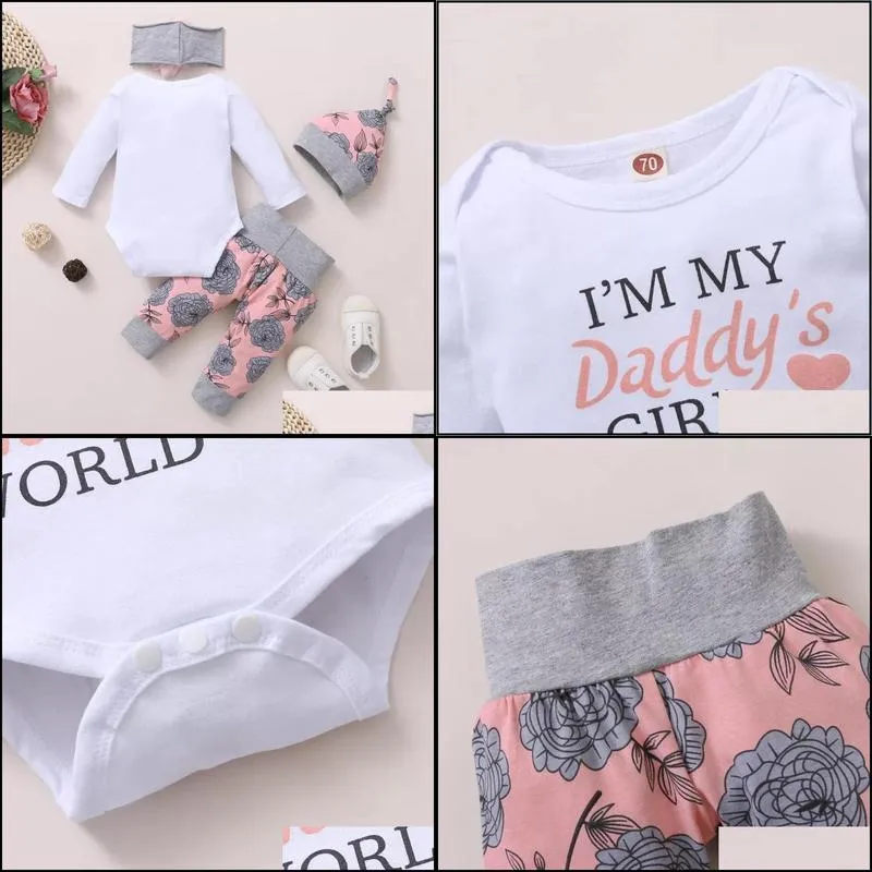 clothing sets hibobi 4pcs baby girl clothes set born kids childern toddler outfits infant