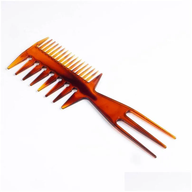 plastic mens big back hair comb
