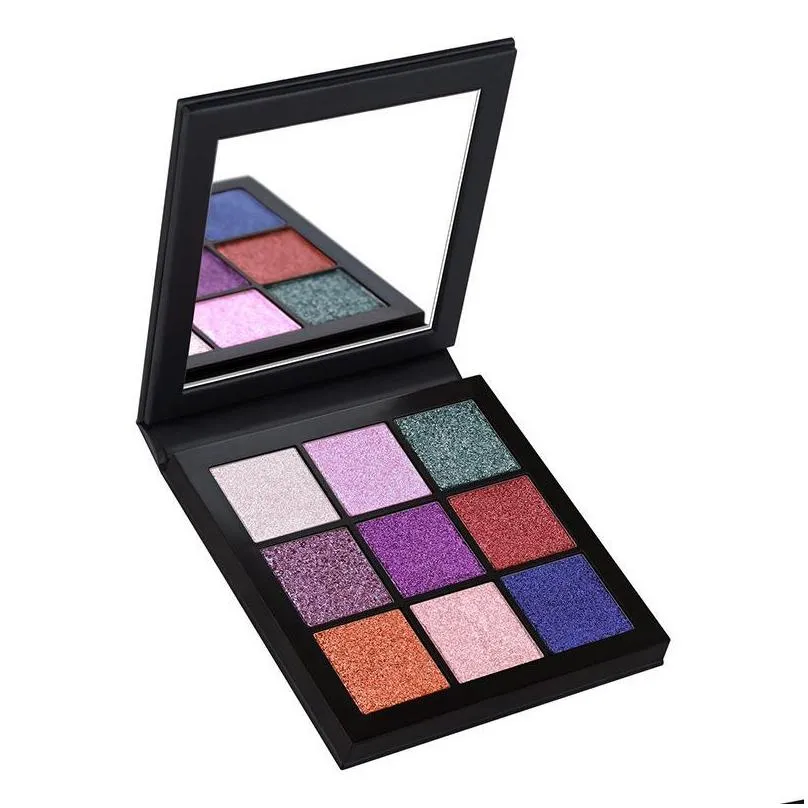 top quality makeup 9 colors eyeshadow palette topaz ruby amethyst sapphire emeral