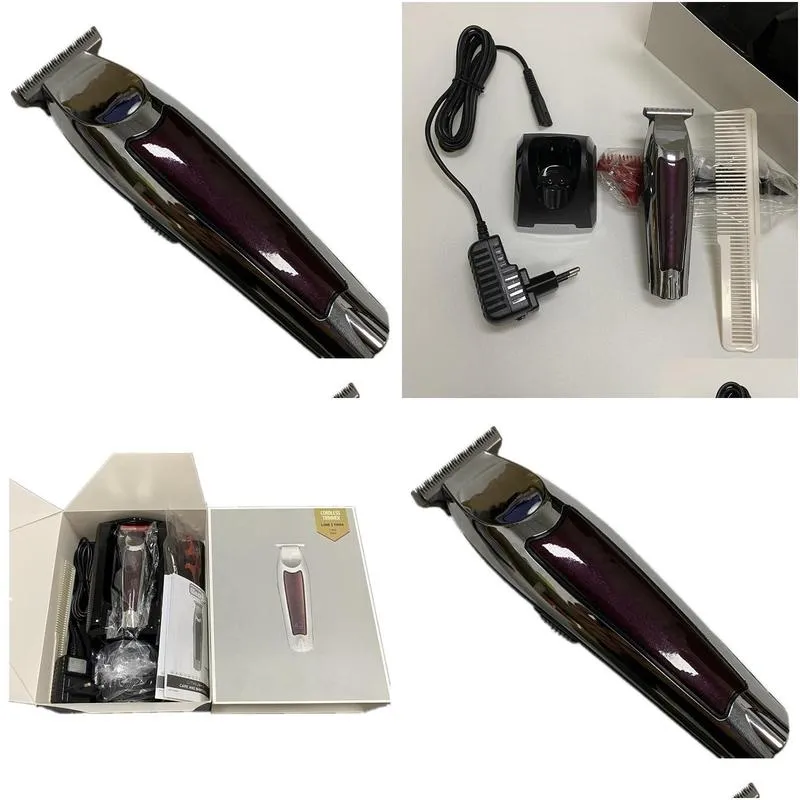 professional detailer red hair clipper cordless cutter electric hair trimmer barber cutting machine shave
