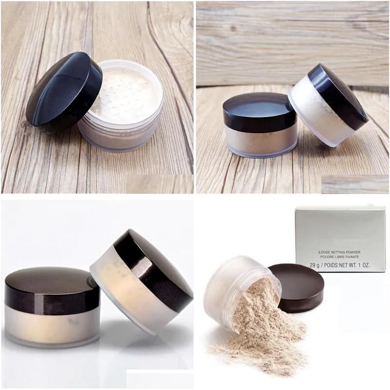 setting waterproof longlasting moisturizing face loose powder maquiagem translucent makeup 3 colors