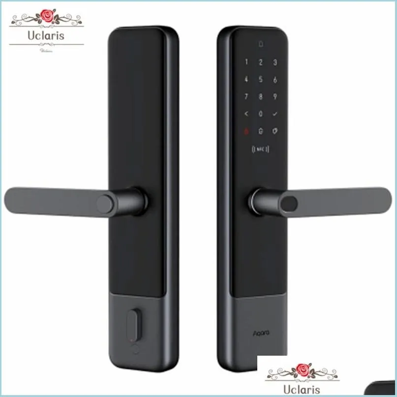 aqara n200 smart door lock fingerprint bluetooth password nfc unlock worksapple homekit smart linkage with doorbell with mijia 201013