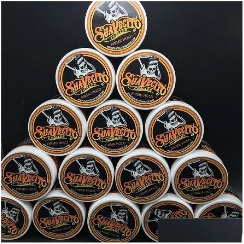 hot waxes strong style restoring pomade hair gel style tools firme hold big skeleton slicked back hair oil wax mud