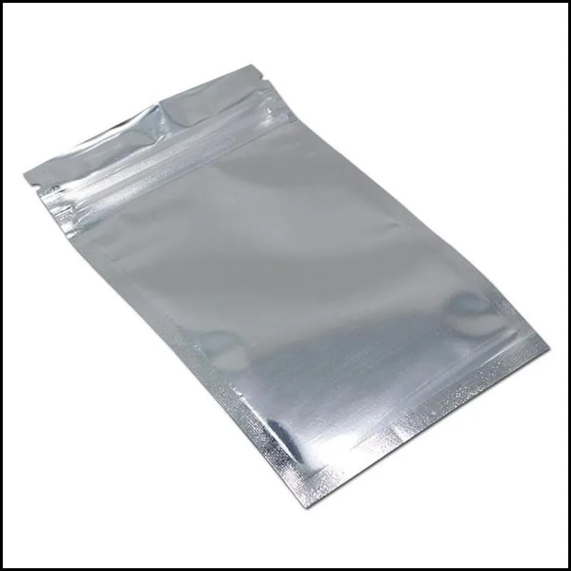 plastic aluminum foil resealable zipper packaging bag food tea coffee pouch smell proof self seal storage bags