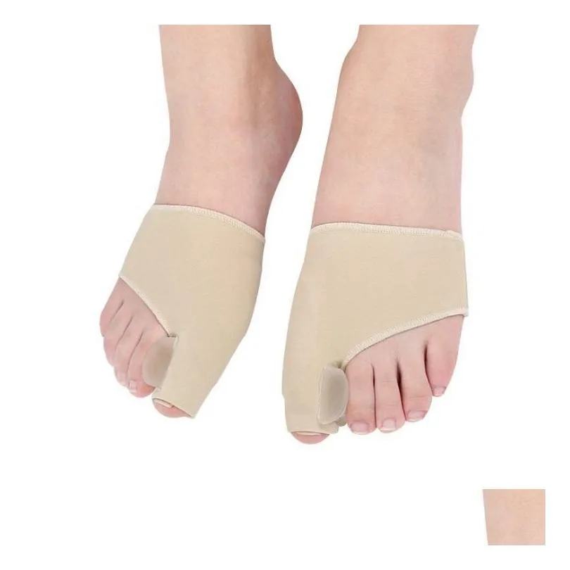 big toe orthosis ion correction of rabbit foot treatment socks silicone hallux valgus orthosis device support toe separation foot care