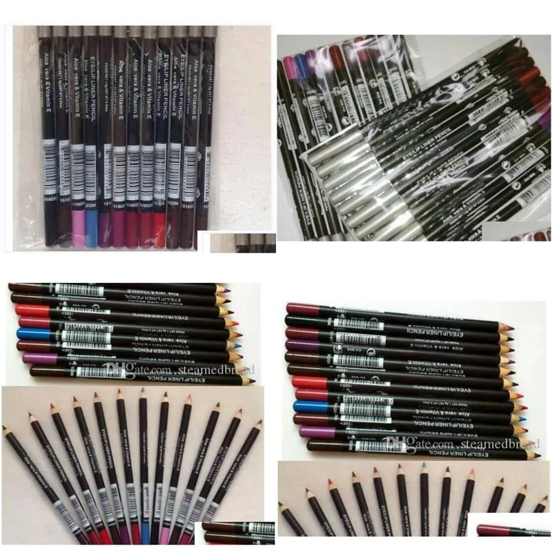 240 pcs waterproof eyeliner pencil cosmetics twelve different colors