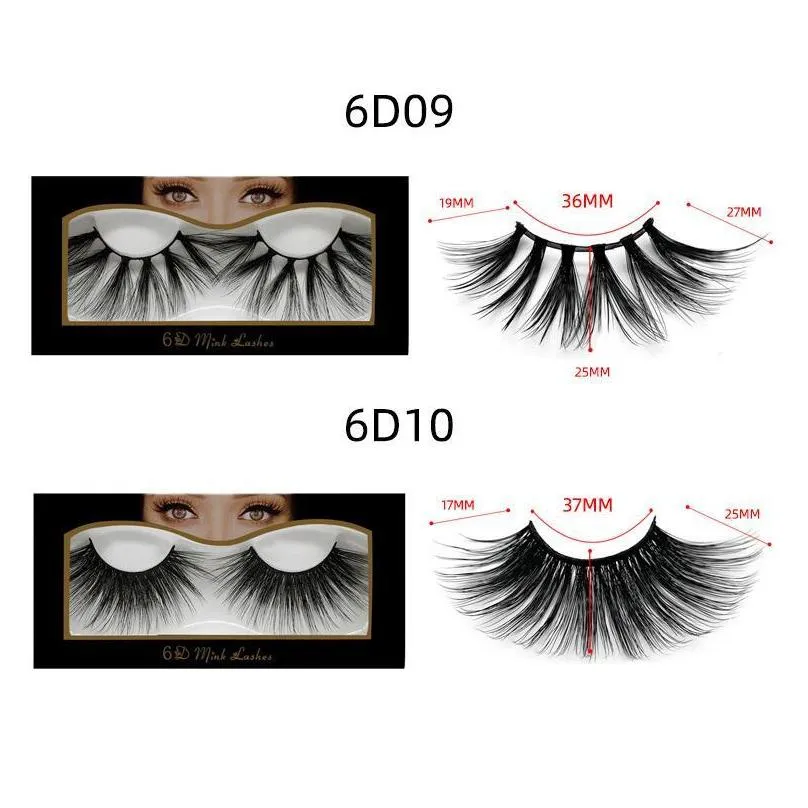 super long 25mm 6d mink eyelashes dramatic real mink hair lashes 25 mm handmade false eyelash