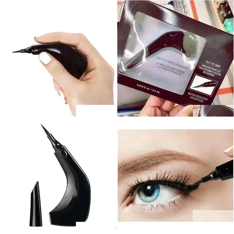 the curve liquid eyeliner beauty meets function waterproof cosmetics party queen eye makeup eyeliner