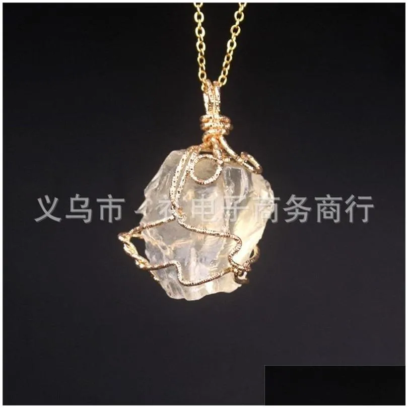 natural amethyst pendants for charms necklace women men sweater chain lemon quartz stone fluorit charms diy jewelry making 5 5jl k2b