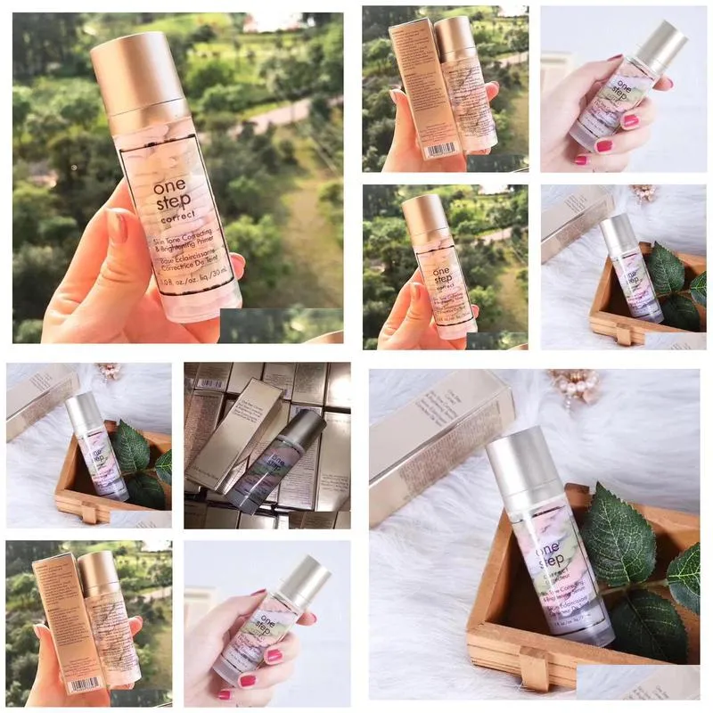 makeup base one step correct skin tone correcting brightening primer 30ml foundation makeup