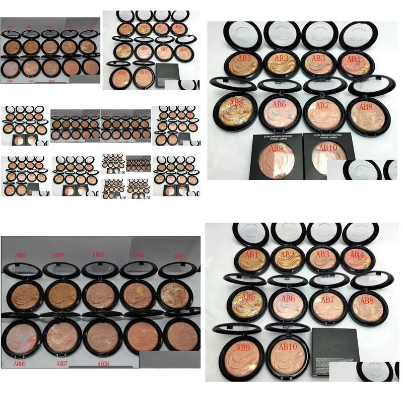 10 pcs makeup new mineralize powder english name and number 9g