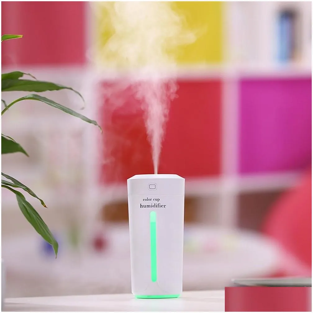 mini ultrasonic air humidifier aroma oil diffuser aromatherapy mist maker 4 color portable usb humidifiers for home car