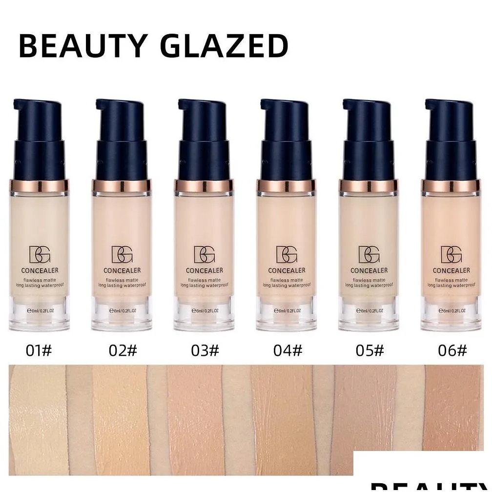 matte hydrating liquid foundation longlasting oil control concealer primer cream beauty base makeup korean cosmetic